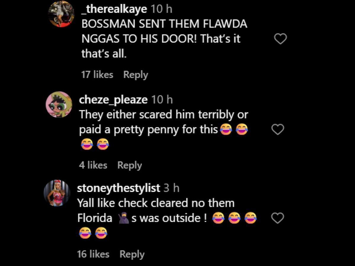Netizens discuss Timmy Bandsome's TikTok, admitting to faking DMs with the rapper. (Image via Instagram/@theneighborhoodtalk)